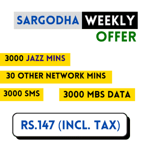 Sargodha Weekly all In One Location Based Package with Codes