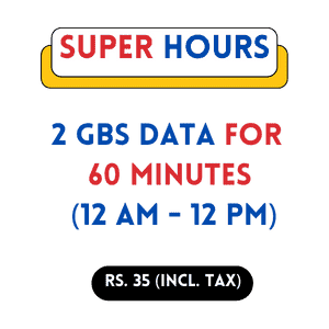 Super Hours Package 2 gb data prepaid package